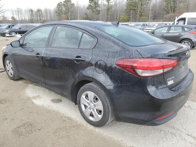 3KPFL4A75HE069192 - 2017 KIA FORTE LX BLACK photo 2