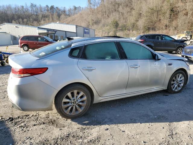 5XXGU4L37GG112366 - 2016 KIA OPTIMA EX SILVER photo 3