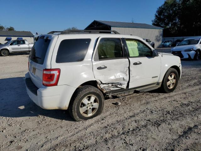 1FMCU03Z08KE00566 - 2008 FORD ESCAPE XLT WHITE photo 3