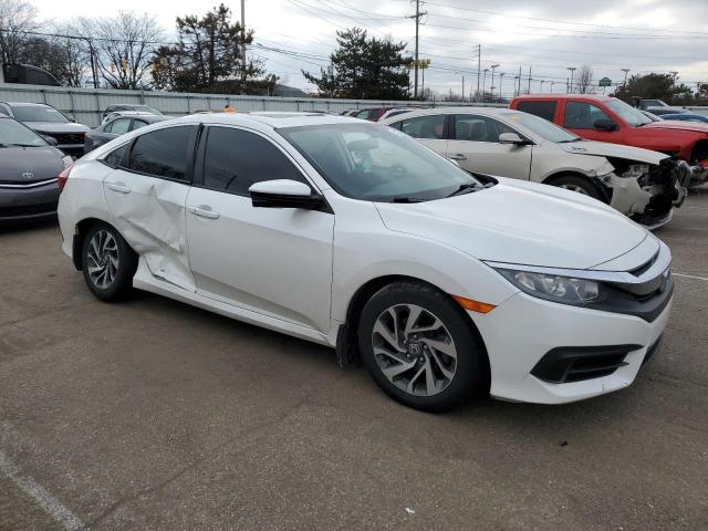 19XFC2F77HE224497 - 2017 HONDA CIVIC EX WHITE photo 4