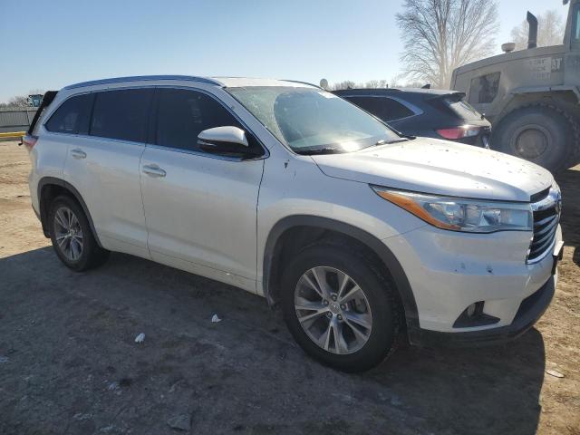 5TDJKRFH2ES068322 - 2014 TOYOTA HIGHLANDER XLE 白色 照片 4