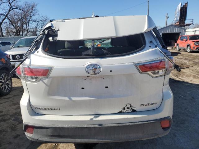5TDJKRFH2ES068322 - 2014 TOYOTA HIGHLANDER XLE 白色 照片 6
