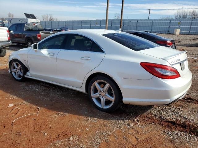 WDDLJ7DB0CA011020 - 2012 MERCEDES-BENZ CLS 550 WHITE photo 2