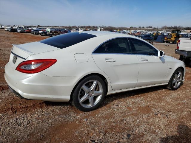 WDDLJ7DB0CA011020 - 2012 MERCEDES-BENZ CLS 550 WHITE photo 3