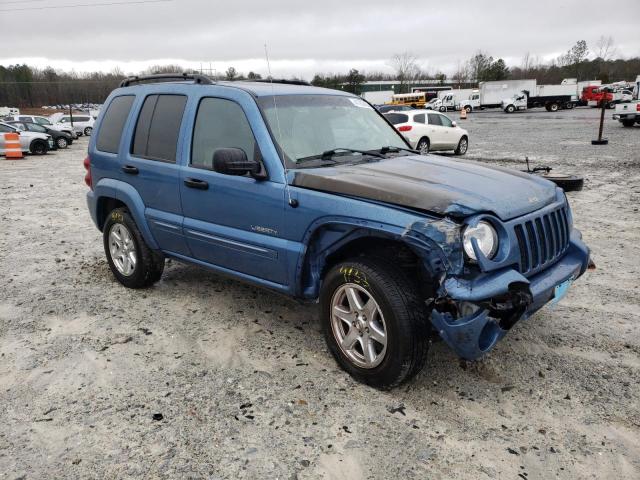 1J8GK58KX4W236517 - 2004 JEEP LIBERTY LIMITED BLUE photo 4