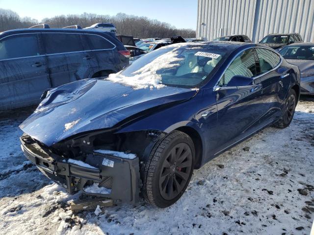 5YJSA1E4XJF268189 - 2018 TESLA MODEL S BLUE photo 1