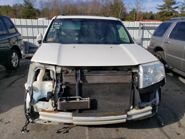 5FNYF4H90CB023814 - 2012 HONDA PILOT TOURING WHITE photo 5