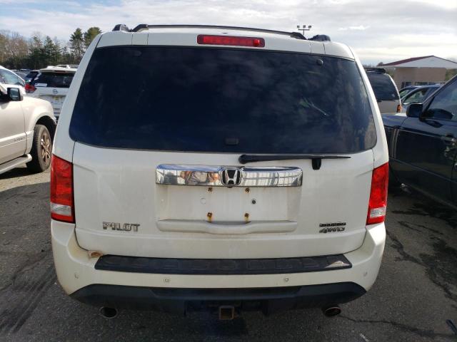 5FNYF4H90CB023814 - 2012 HONDA PILOT TOURING WHITE photo 6