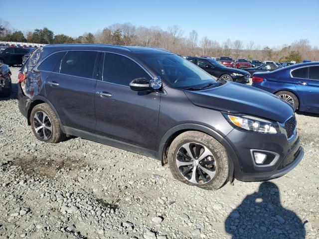 5XYPH4A5XHG251266 - 2017 KIA SORENTO EX GRAY photo 4