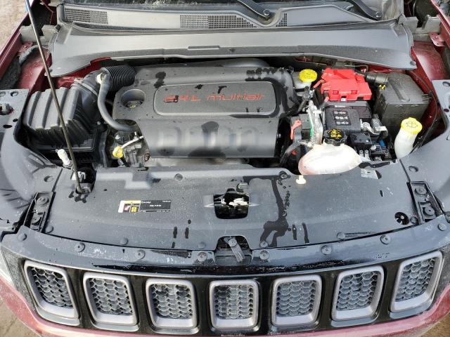 3C4NJDEB9MT543196 - 2021 JEEP COMPASS 80TH EDITION RED photo 12