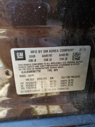 KL4CJBSB8EB677792 - 2014 BUICK ENCORE CONVENIENCE 棕色 照片 13