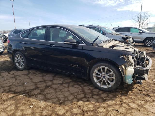 3FA6P0MU7KR113231 - 2019 FORD FUSION SEL BLACK photo 4