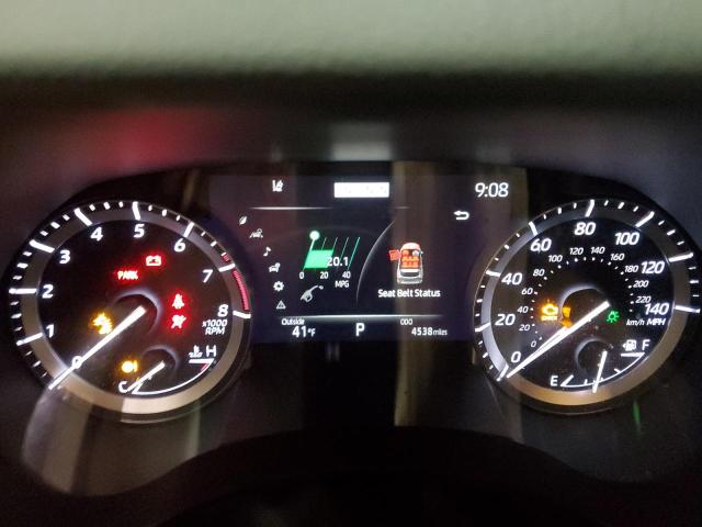 5TDGZRBH5NS222551 - 2022 TOYOTA HIGHLANDER XLE CHARCOAL photo 9