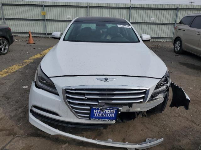 KMHGN4JE0GU107775 - 2016 HYUNDAI GENESIS 3.8L WHITE photo 5