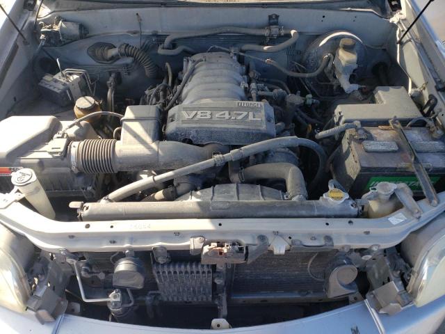 5TBBT44124S445572 - 2004 TOYOTA TUNDRA ACCESS CAB SR5 SILVER photo 11