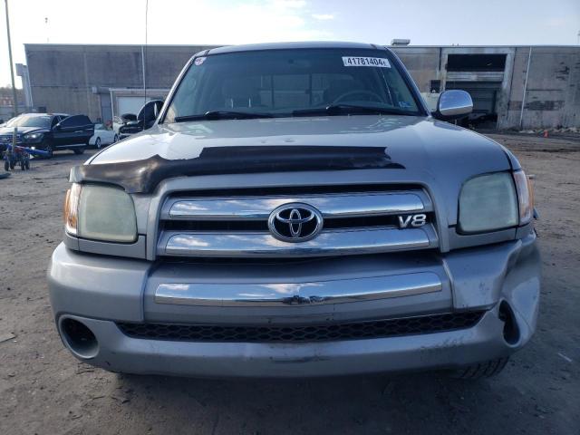 5TBBT44124S445572 - 2004 TOYOTA TUNDRA ACCESS CAB SR5 SILVER photo 5