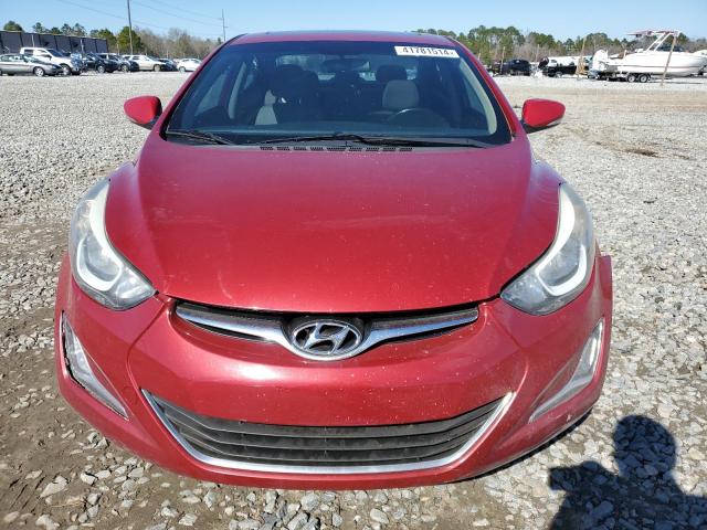 KMHDH4AE9GU576714 - 2016 HYUNDAI ELANTRA SE RED photo 5