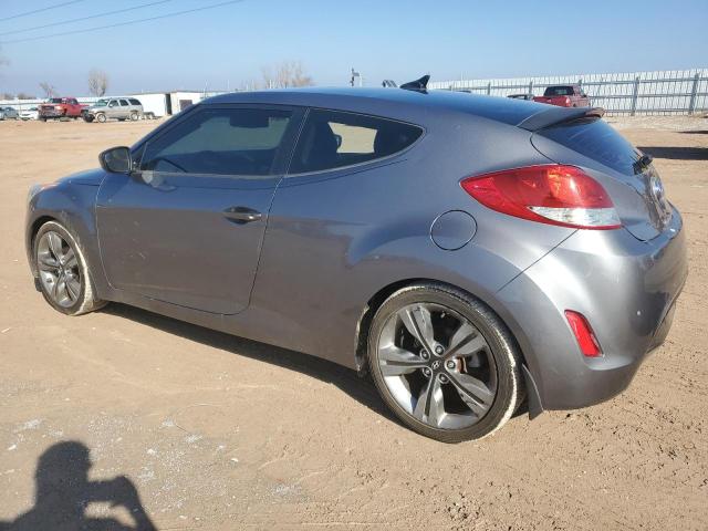 KMHTC6ADXFU231915 - 2015 HYUNDAI VELOSTER GRAY photo 2