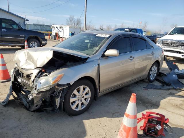 JTNBB46K173032589 - 2007 TOYOTA CAMRY HYBRID TAN photo 1