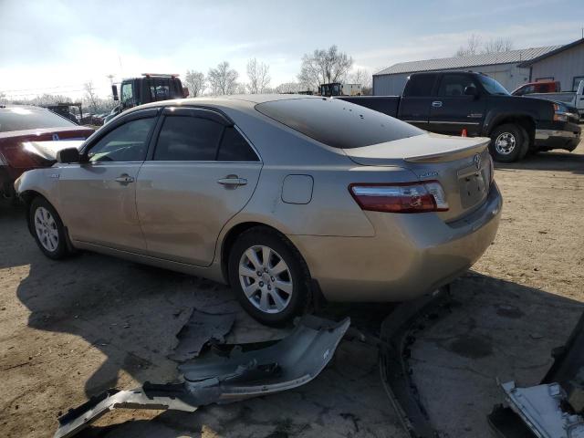 JTNBB46K173032589 - 2007 TOYOTA CAMRY HYBRID TAN photo 2