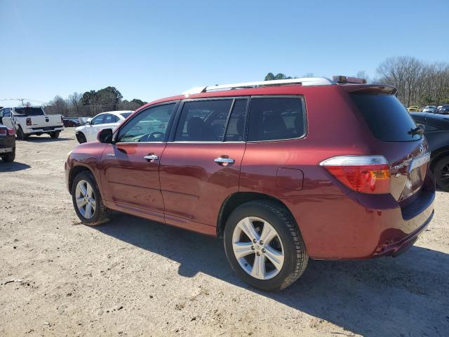 JTEDS42AX92084706 - 2009 TOYOTA HIGHLANDER LIMITED MAROON photo 2