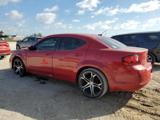 1C3CDZCBXDN590904 - 2013 DODGE AVENGER SXT RED photo 2