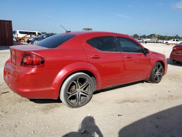 1C3CDZCBXDN590904 - 2013 DODGE AVENGER SXT RED photo 3