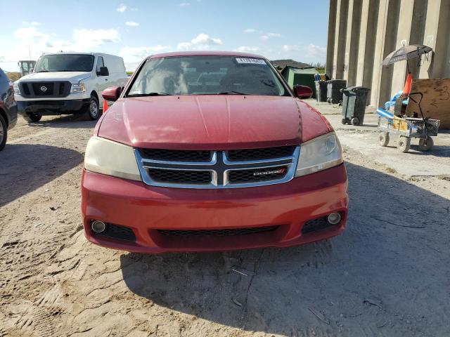 1C3CDZCBXDN590904 - 2013 DODGE AVENGER SXT RED photo 5