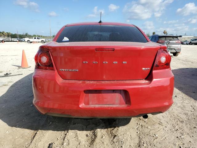 1C3CDZCBXDN590904 - 2013 DODGE AVENGER SXT RED photo 6