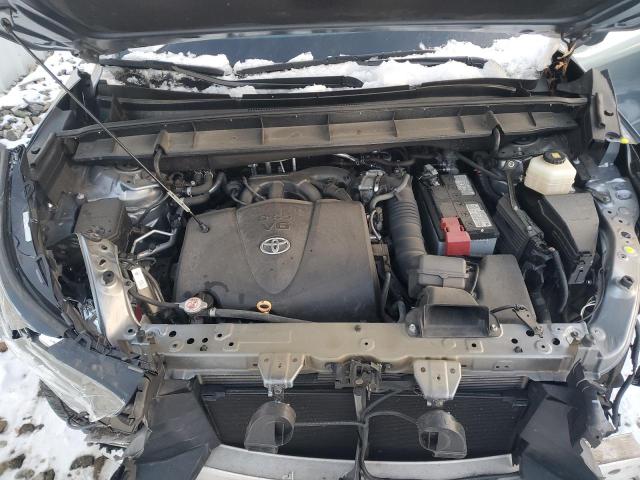 5TDHZRBH0MS059505 - 2021 TOYOTA HIGHLANDER XLE 蓝色 照片 12