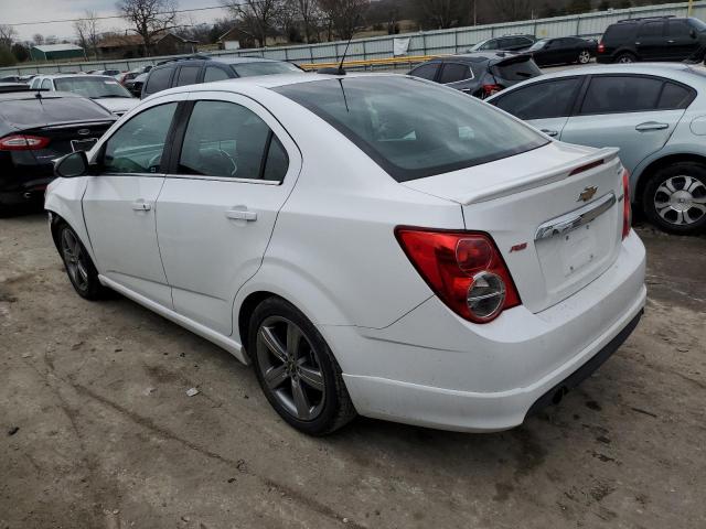 1G1JG5SB6F4163158 - 2015 CHEVROLET SONIC RS WHITE photo 2