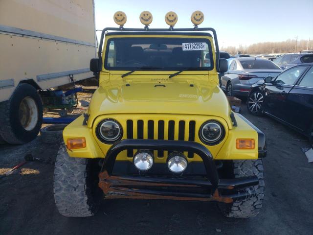 1J4F449S46P745516 - 2006 JEEP WRANGLER / SPORT YELLOW photo 5