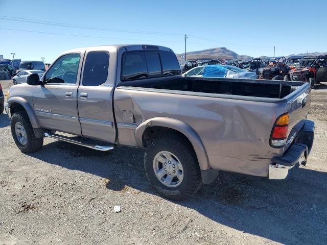 5TBRT38112S259179 - 2002 TOYOTA TUNDRA ACCESS CAB LIMITED BEIGE photo 2