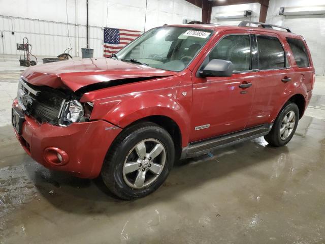 1FMCU93158KD57373 - 2008 FORD ESCAPE XLT RED photo 1