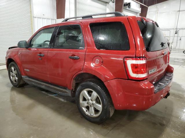 1FMCU93158KD57373 - 2008 FORD ESCAPE XLT RED photo 2