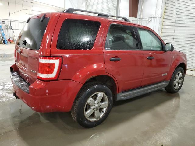 1FMCU93158KD57373 - 2008 FORD ESCAPE XLT RED photo 3