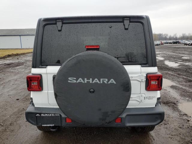 1C4HJXEG6JW123833 - 2018 JEEP WRANGLER U SAHARA WHITE photo 6