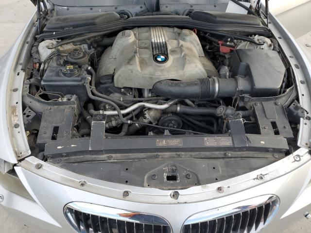 WBAEK73475B324417 - 2005 BMW 645 CI AUTOMATIC SILVER photo 11