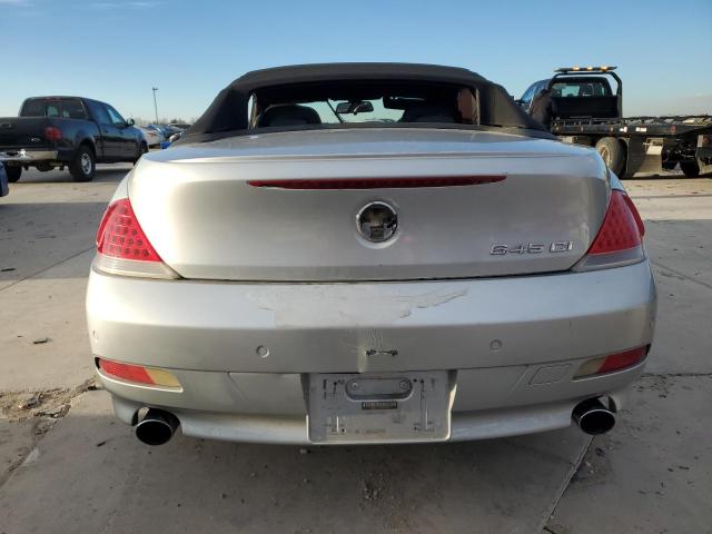 WBAEK73475B324417 - 2005 BMW 645 CI AUTOMATIC SILVER photo 6