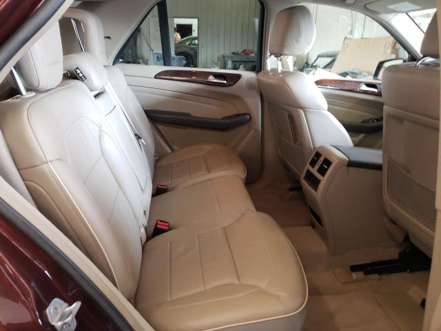 4JGDA5HB6DA128188 - 2013 MERCEDES-BENZ ML 350 4MATIC MAROON photo 10