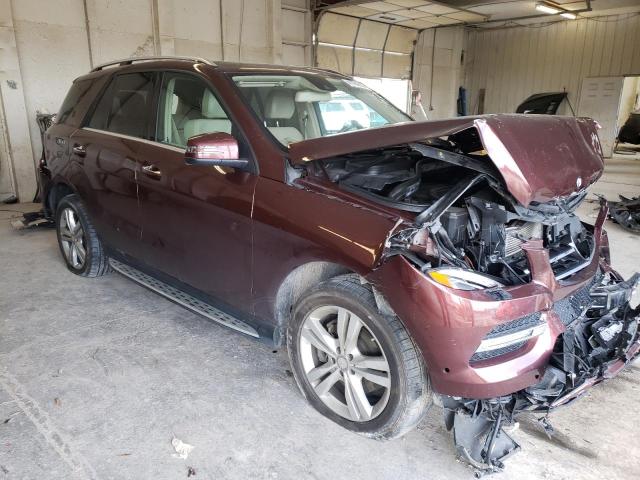 4JGDA5HB6DA128188 - 2013 MERCEDES-BENZ ML 350 4MATIC MAROON photo 4