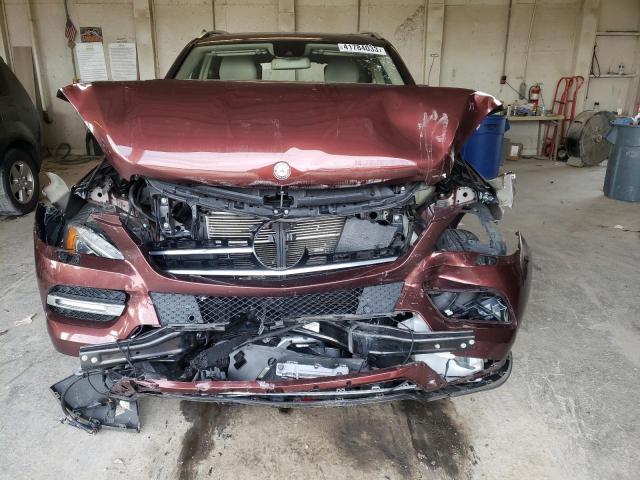 4JGDA5HB6DA128188 - 2013 MERCEDES-BENZ ML 350 4MATIC MAROON photo 5