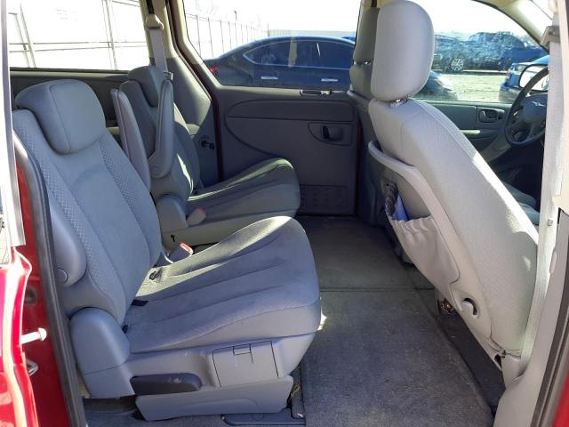 2A4GP54L47R297022 - 2007 CHRYSLER TOWN & COU TOURING წითელი ფოტო 11