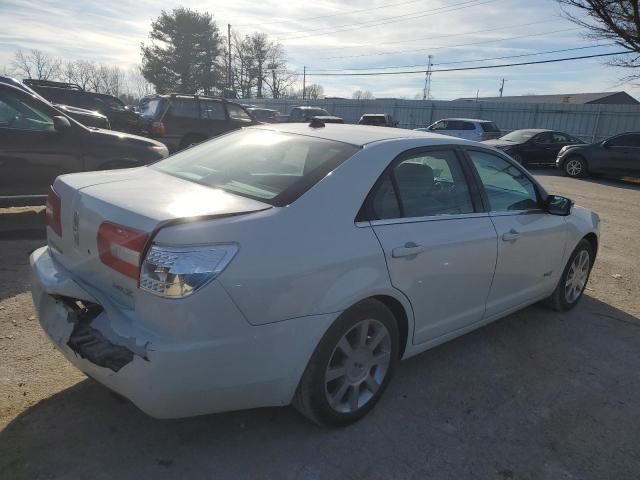 3LNHM26T58R650907 - 2008 LINCOLN MKZ WHITE photo 3