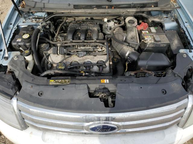 1FAHP24W78G185195 - 2008 FORD TAURUS SEL BLUE photo 11