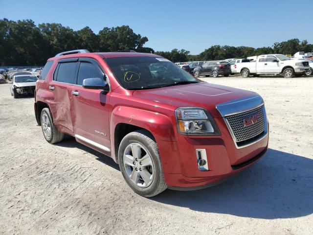 2GKALUEK1E6258835 - 2014 GMC TERRAIN DENALI RED photo 1