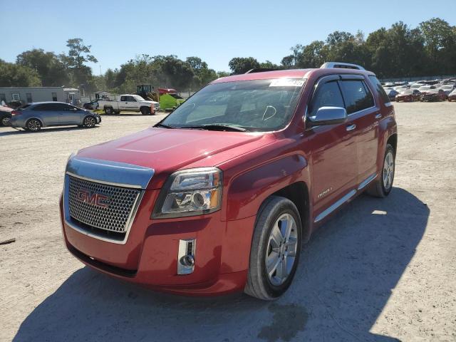 2GKALUEK1E6258835 - 2014 GMC TERRAIN DENALI RED photo 2