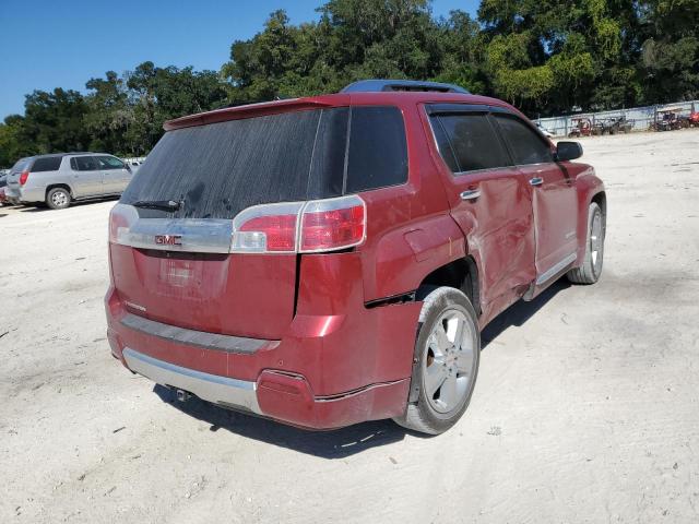 2GKALUEK1E6258835 - 2014 GMC TERRAIN DENALI RED photo 4