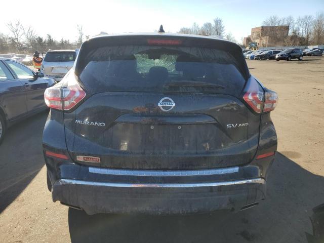 5N1AZ2MH5HN187591 - 2017 NISSAN MURANO S BLACK photo 6