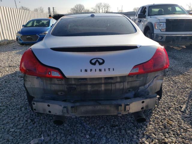 JNKCV64E38M123026 - 2008 INFINITI G37 BASE SILVER photo 6